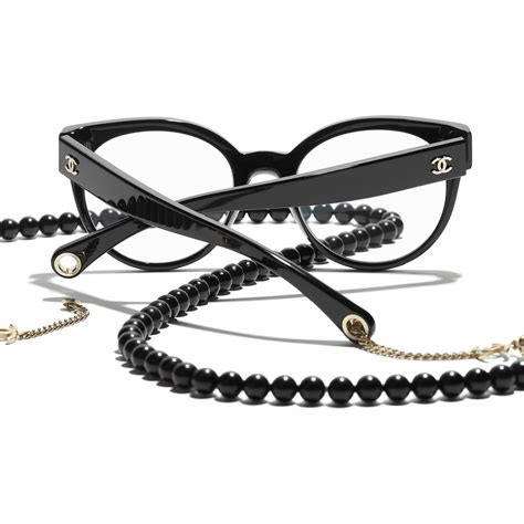 chanel glasses chain uk|chanel eyeglass frames with pearls.